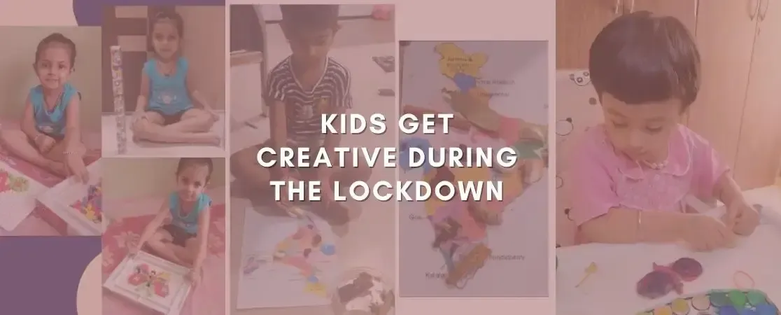 Kids get creative during the lockdown
